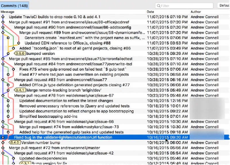Example of a bad commit log messages Example of a bad commit log messages