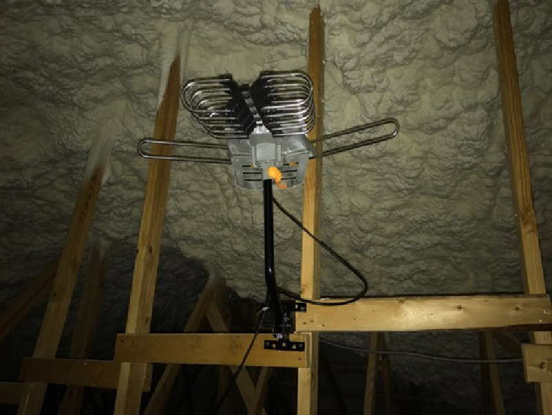 HD antenna in attic HD antenna in attic