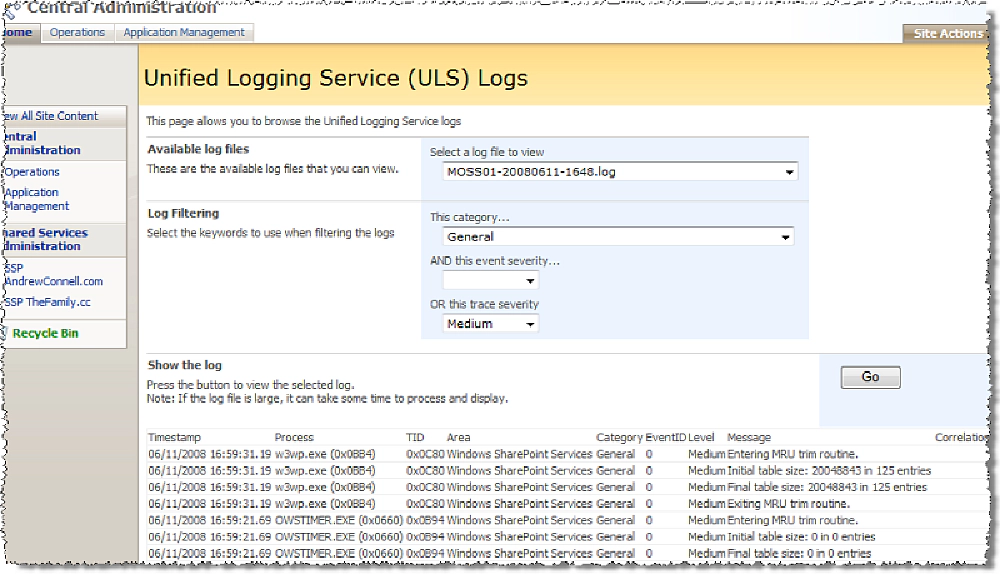 Scot Hillier's LogViewer Feature Scot Hillier's LogViewer Feature