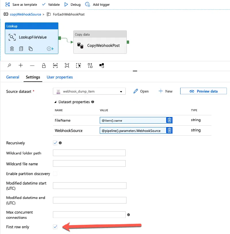 Get a specific file to read it's contents using the Lookup activity Get a specific file to read it's contents using the Lookup activity