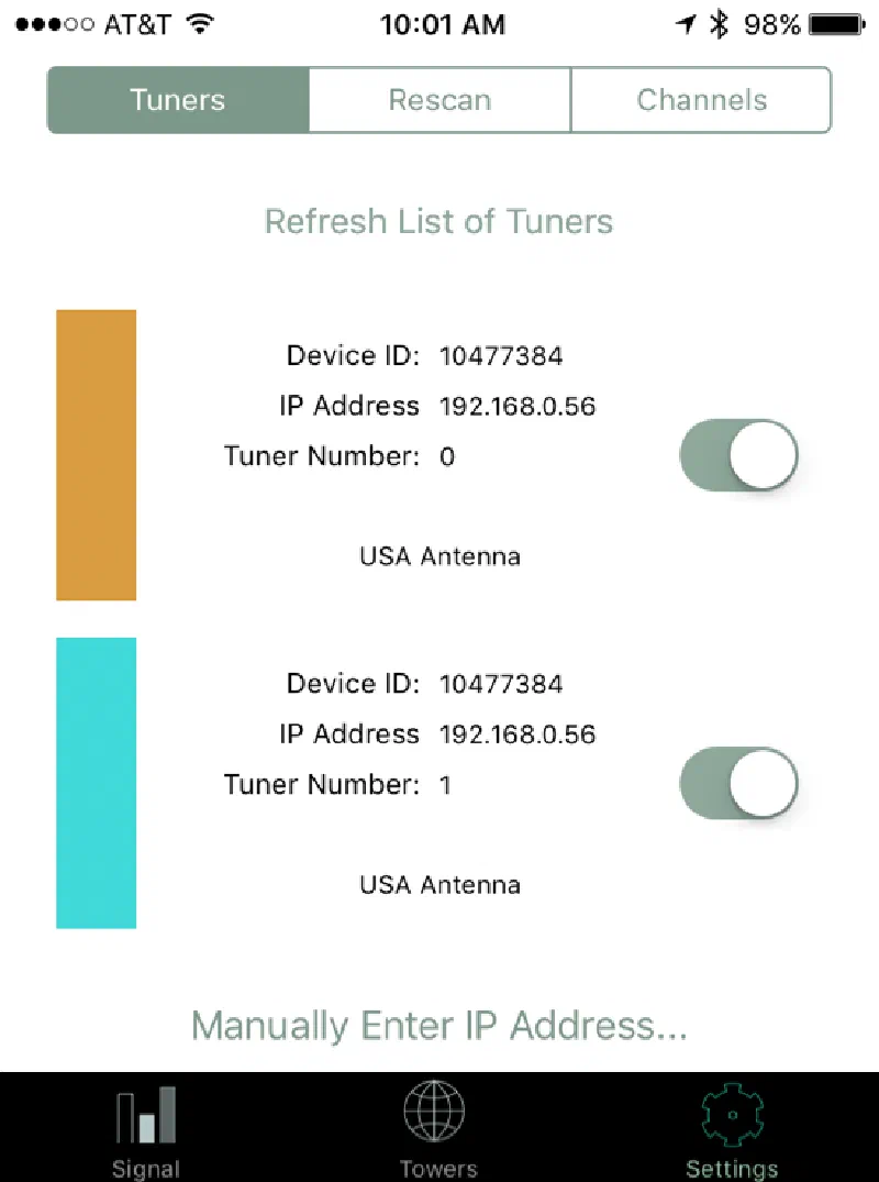 iOS Signal App Tester