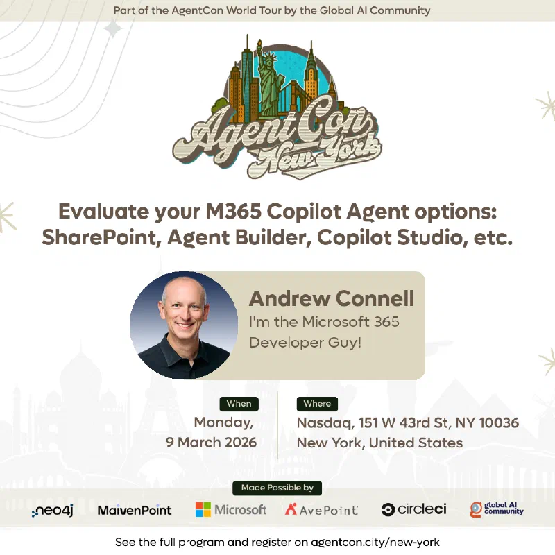Join me at AgentCon New York! Join me at AgentCon New York!