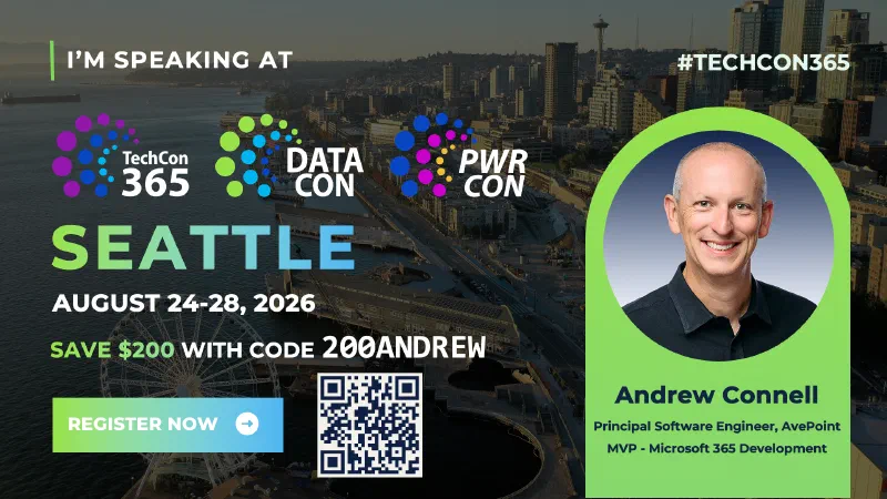 TechCon365 in Seattle, WA in August 24-28, 2026