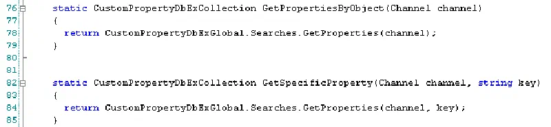 Get Specific Properties & By Object Get Specific Properties & By Object