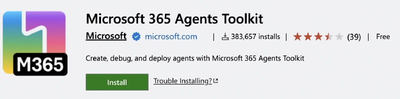Microsoft 365 Agents Toolkit Microsoft 365 Agents Toolkit