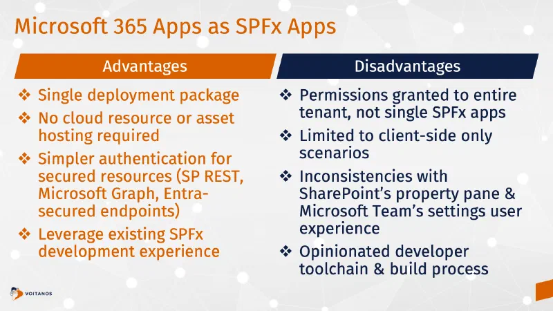 Comparing the SharePoint Framework Advantages & Disadvantages Comparing the SharePoint Framework Advantages & Disadvantages