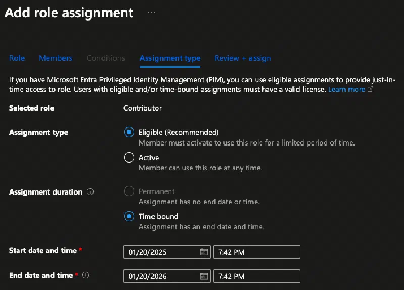 Configure how to grant the Contributor role to a user Configure how to grant the Contributor role to a user