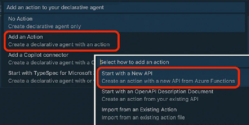 Create a declarative agent with an Azure Function project Create a declarative agent with an Azure Function project
