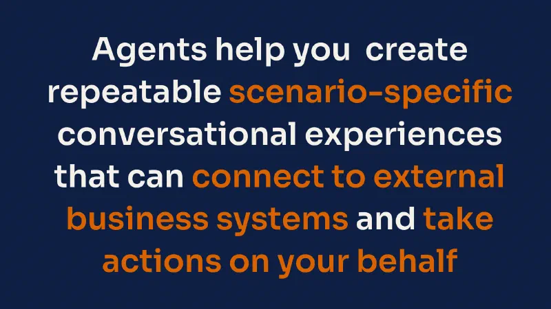 Agents are Scenario-Specific Solutions Agents are Scenario-Specific Solutions