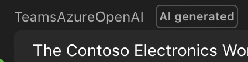 Indicating content as generated by AI Indicating content as generated by AI