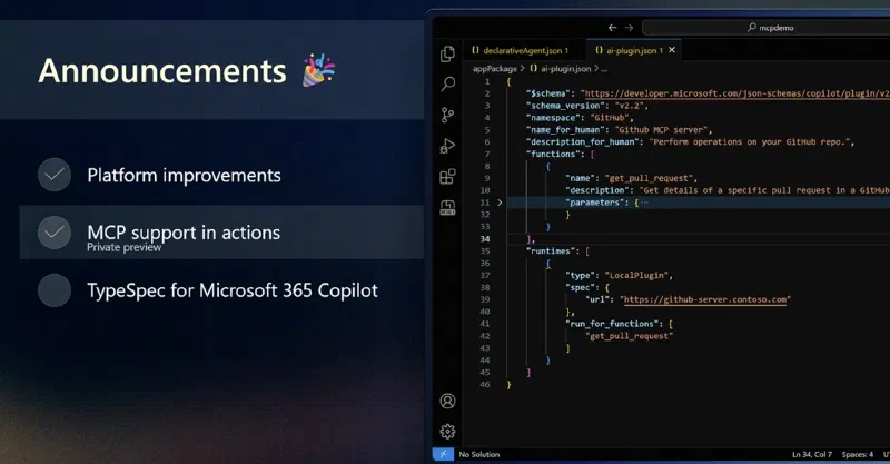 MCP Support in M365 Copilot Declarative Agents as Custom Actions MCP Support in M365 Copilot Declarative Agents as Custom Actions