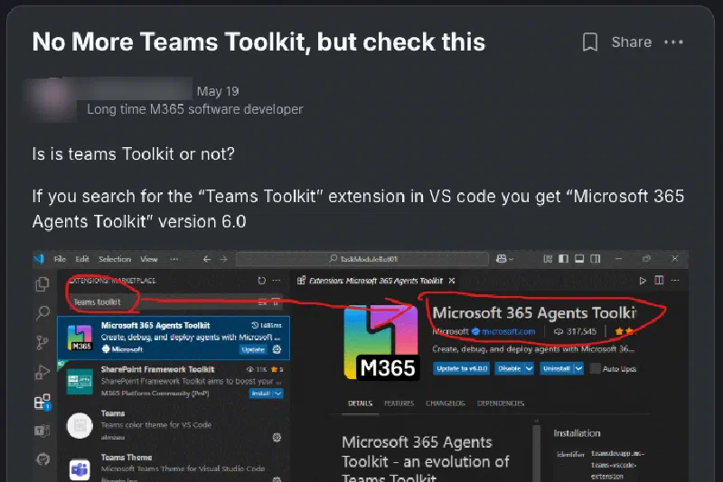Replacing the Teams Toolkit with the Agents Toolkit for VS Code Replacing the Teams Toolkit with the Agents Toolkit for VS Code