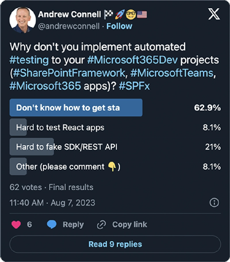 Twitter survey results Twitter survey results