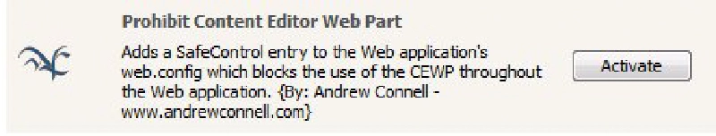 Content Editor Web Part