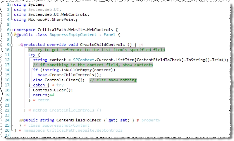 SharePoint 2007 WCM - Hide Empty Content Blocks SharePoint 2007 WCM - Hide Empty Content Blocks