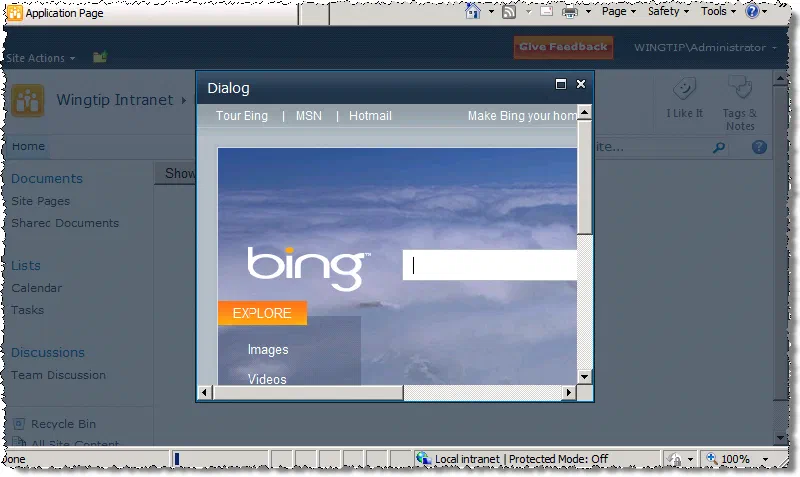 Create Dialog