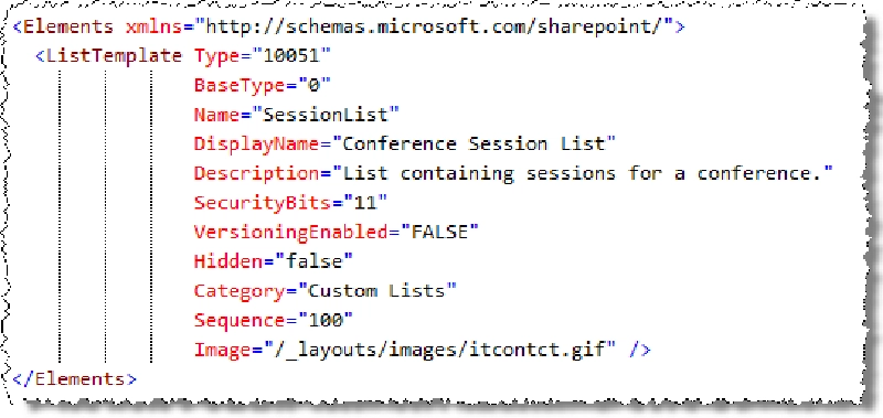 List Template XML List Template XML