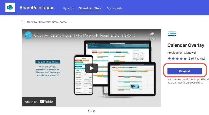 Requesting apps from the SharePoint Store Requesting apps from the SharePoint Store