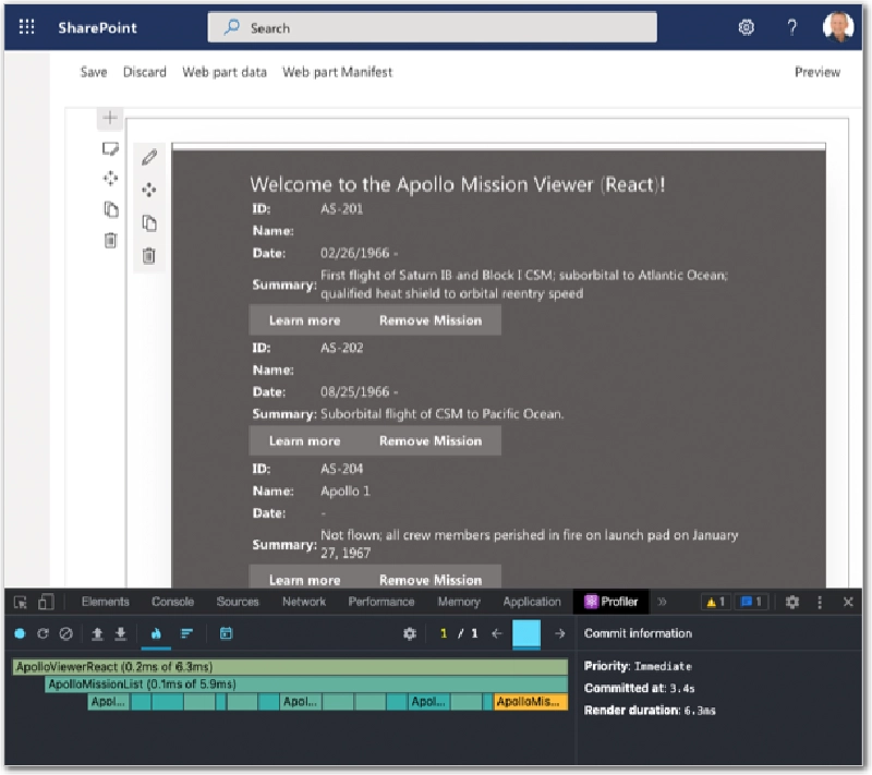 React DevTools profiler works with SPFx projects! React DevTools profiler works with SPFx projects!