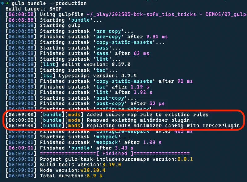 Modified webpack configuration logging changes to the bundle to include source maps when building in production and appending the source map URL to the generated bundle. Modified webpack configuration logging changes to the bundle to include source maps when building in production and appending the source map URL to the generated bundle.