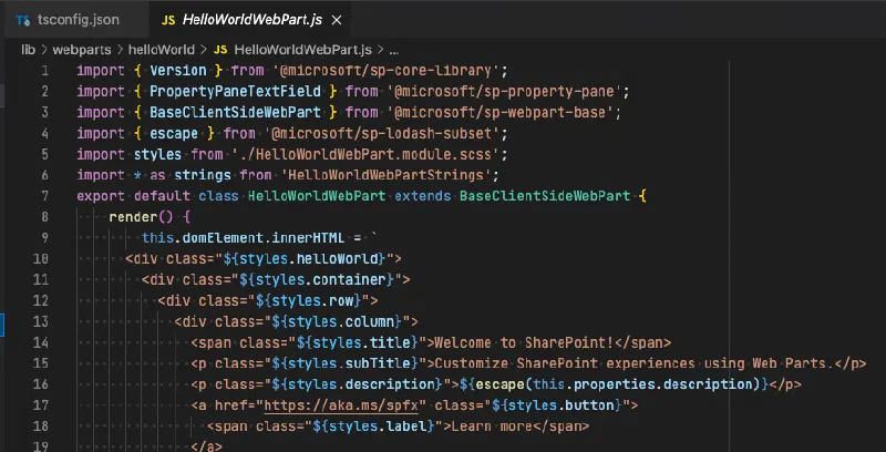 SPFx bundle as ESNext