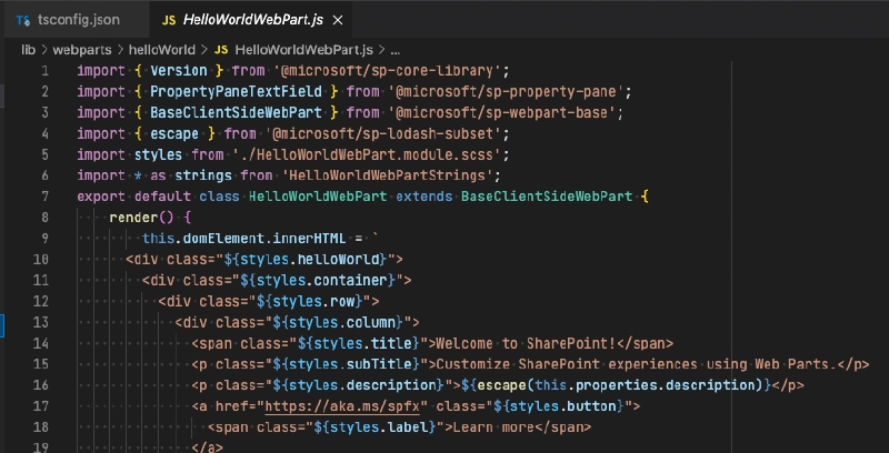 SPFx bundle as ESNext SPFx bundle as ESNext