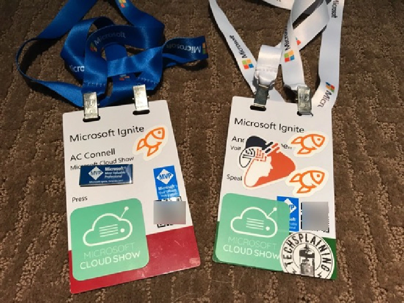 Conference badges! Conference badges!