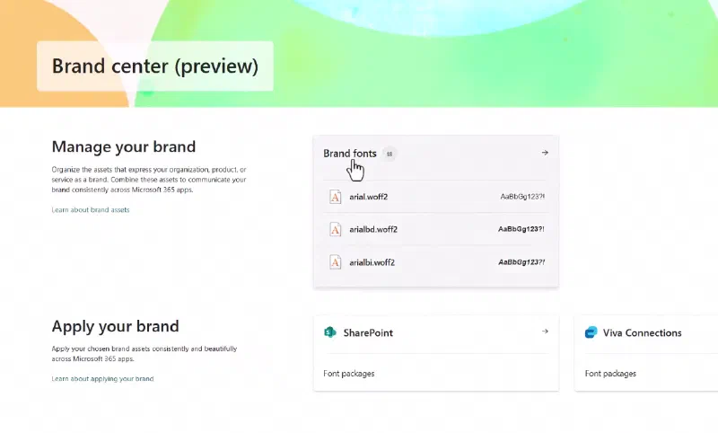 SharePoint brand center SharePoint brand center