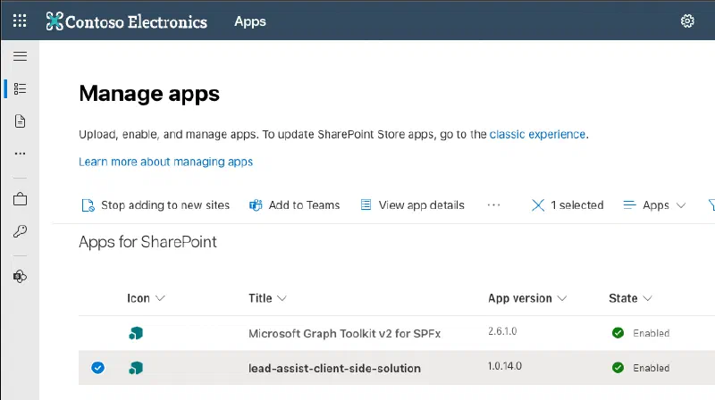 Tenant App Catalog: 'Sync to Teams' or 'Add to Teams' Tenant App Catalog: 'Sync to Teams' or 'Add to Teams'