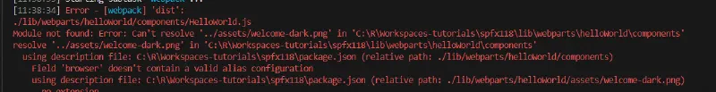 SPFx & webpack configuration resolved SPFx & webpack configuration resolved