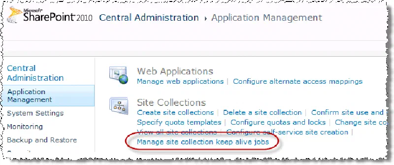 SharePoint 2010 Keep Alive Utility