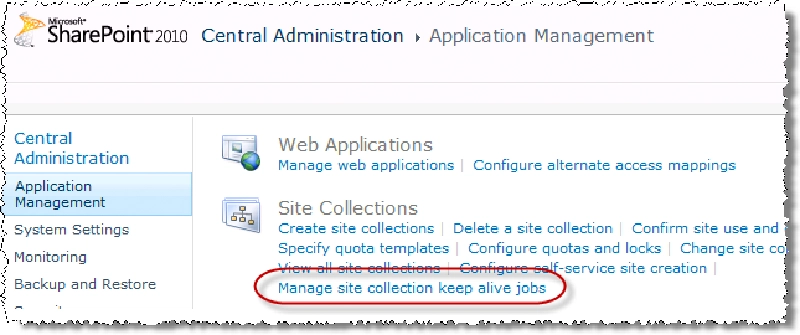 SharePoint 2010 Keep Alive Utility SharePoint 2010 Keep Alive Utility