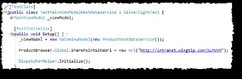 Silverlight Test Code