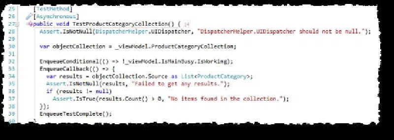Silverlight Test Code