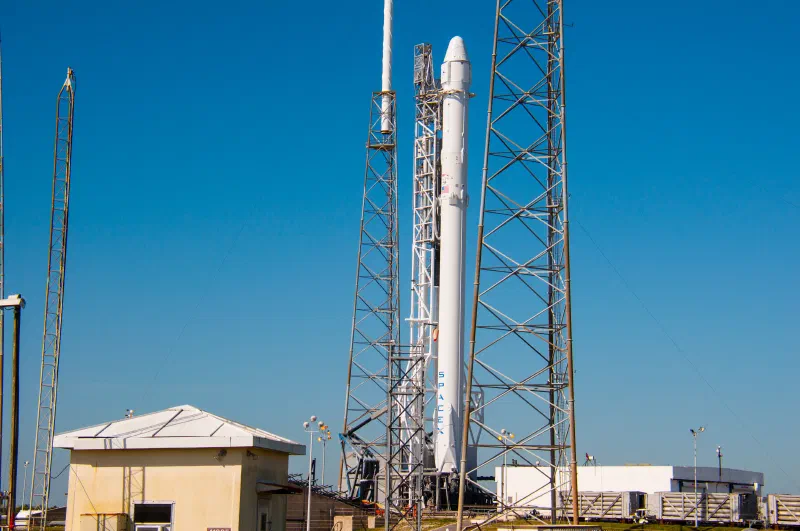 SpaceX Falcon9 at Launch Complex 40 SpaceX Falcon9 at Launch Complex 40
