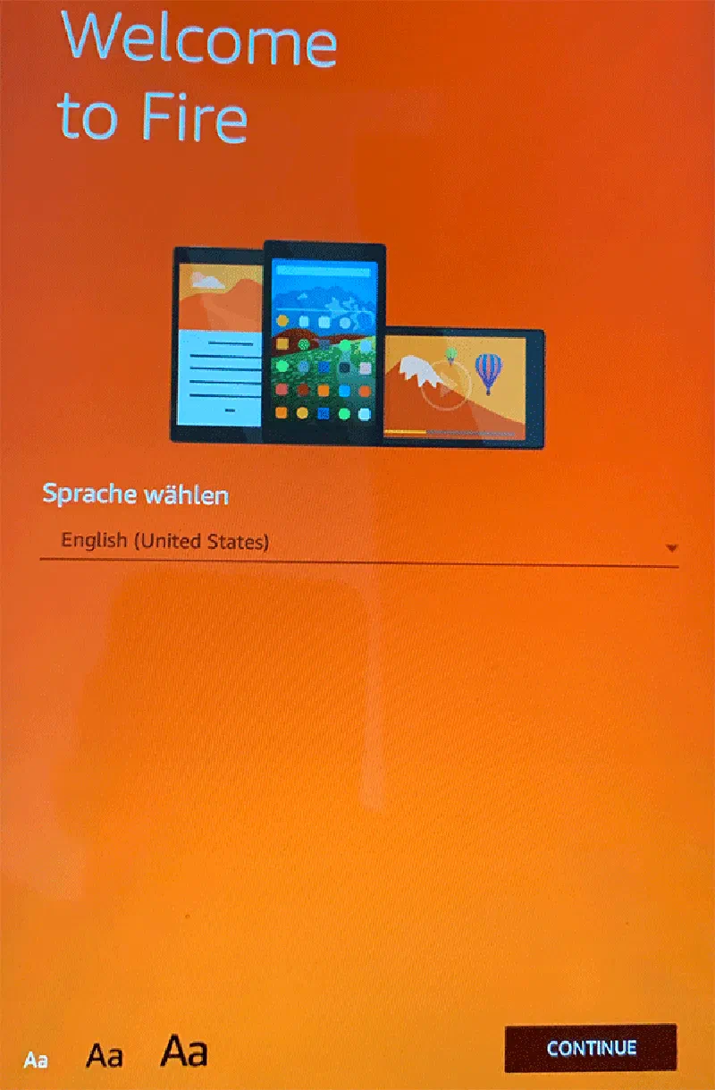 Kindle: Reset to factory defaults
