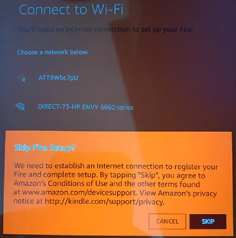 Kindle: Skip Fire set up