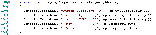 CustomPropertyDbEx CustomPropertyDbEx