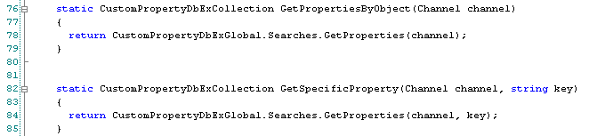 Get Specific Properties & By Object