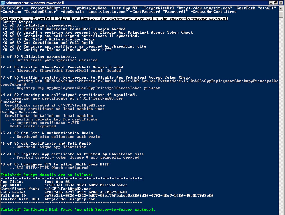 PowerShell Results