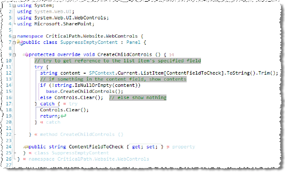 SharePoint 2007 WCM - Hide Empty Content Blocks SharePoint 2007 WCM - Hide Empty Content Blocks