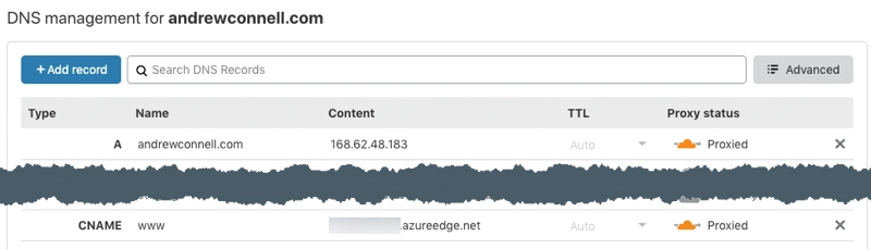 Cloudflare DNS settings Cloudflare DNS settings