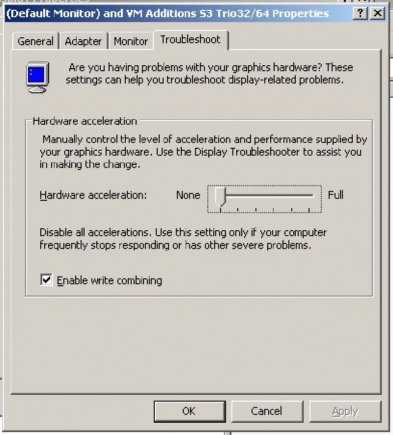 Setting hardware acceleration Setting hardware acceleration