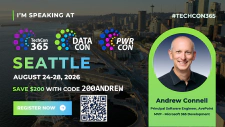 Join me - TechCon365 - Seattle, August 2026 for Microsoft 365 Copilot & AI Dev