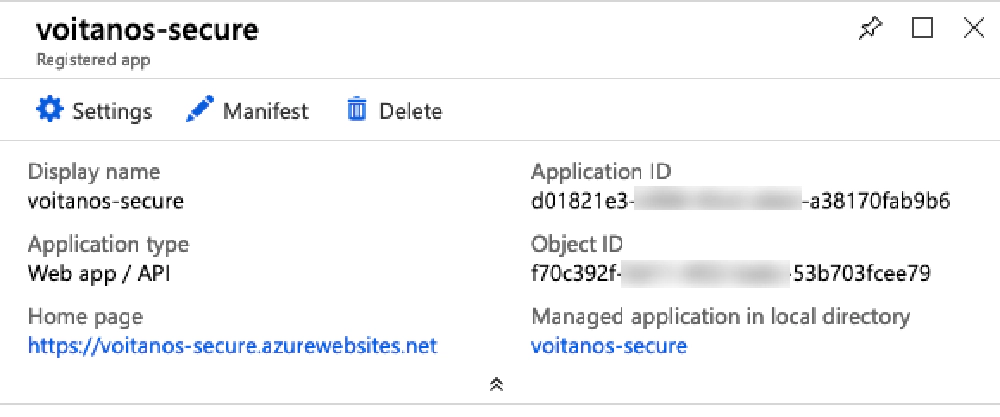 Microsoft Entra ID app configuration