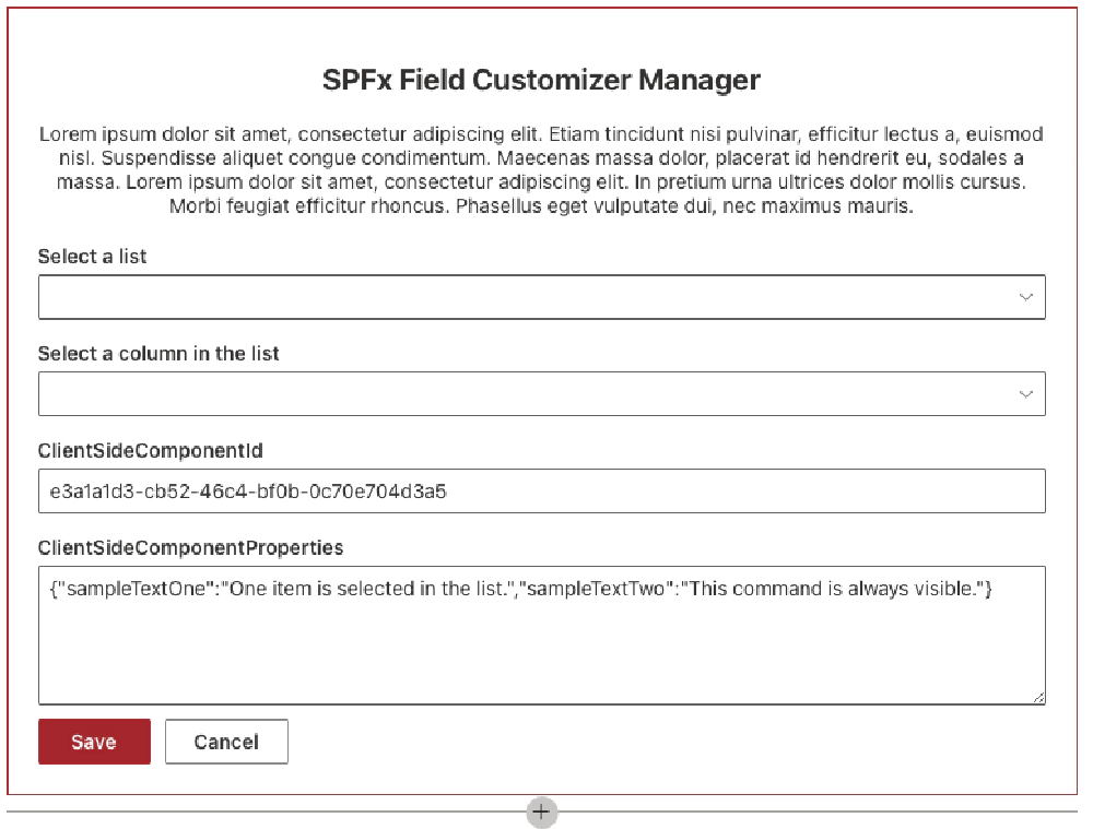 Utility web part used to deploy field customizer to existing site column Utility web part used to deploy field customizer to existing site column