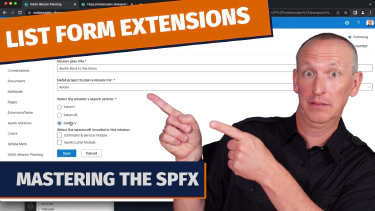 New course lessons on SharePoint Framework (SPFx) form customizers