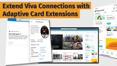 New SPFx Chapter & Course on Adaptive Card Extensions