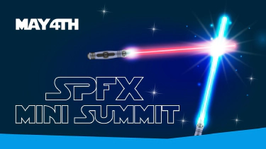 Join me for SharePoint Framework Mini Summit, a FREE online event and May the 4th be with you!