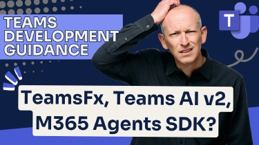 Microsoft Teams development SDK Guidance - Fall 2025